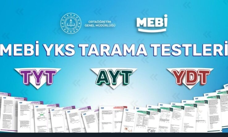 MEBİ Bireysel Öğrenme Platformu'nda YKS Tarama Testleri Yayınlandı