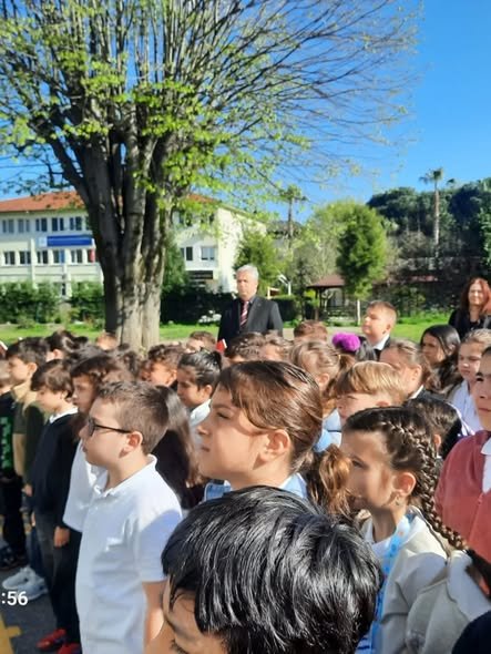 Sekan Korrkmaz, Gazipaşa İlkokulu’ndaki Bayrak Törenine Katıldı