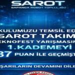 Sapanca Mesleki ve Teknik Anadolu Lisesi TEKNOFEST'te Bir Üst Tura Yükseldi