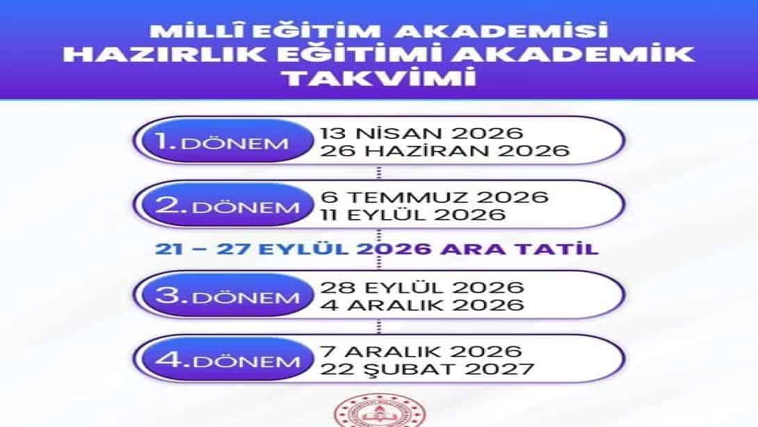 Sapanca’da Millî Eğitim Akademisi Hazırlık Eğitimi Takvimi Duyuruldu