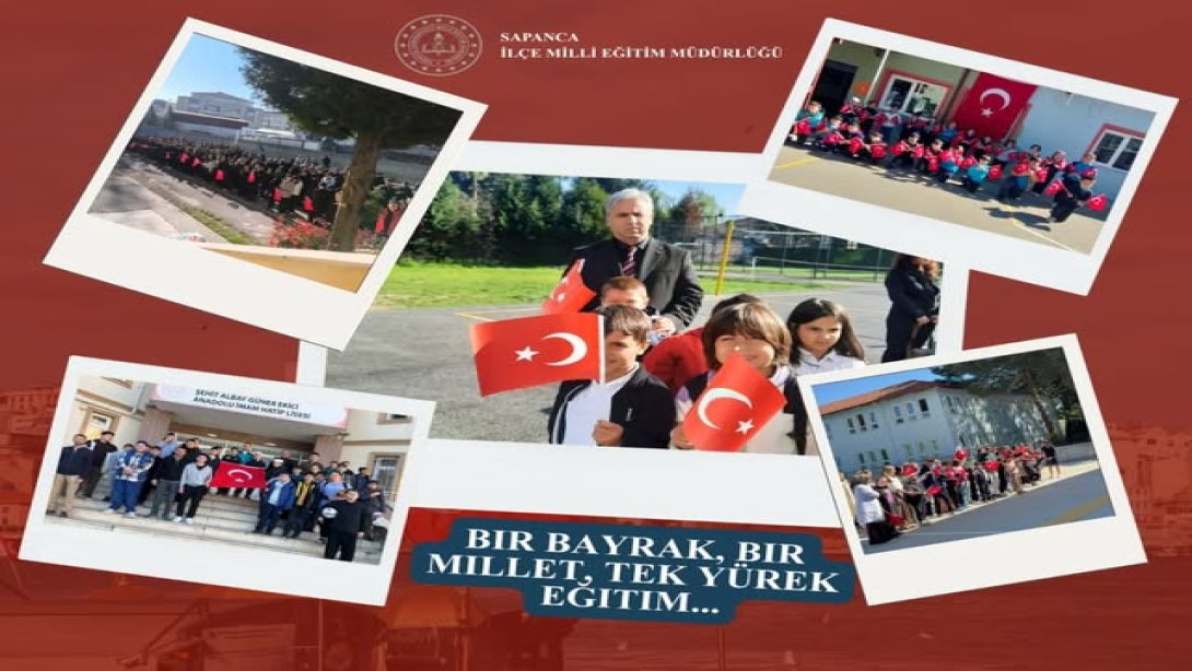 Sapanca’da Haftaya Bayrak Töreniyle Birlik ve Beraberlik İçinde Başlandı
